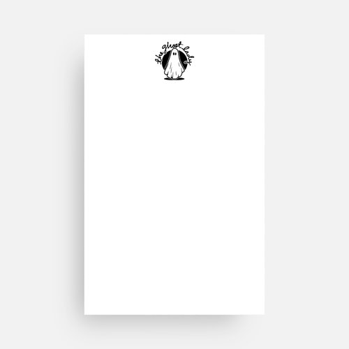 Haunted Couple Note Card